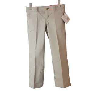 French Toast School Uniform Pants Girl's 5 Khaki